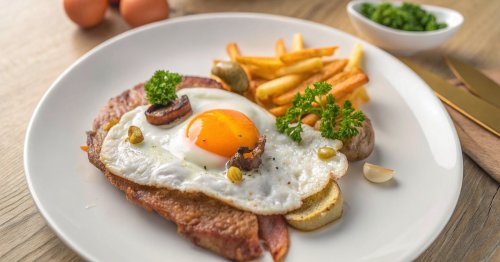 Holstein szelet,  körettel
